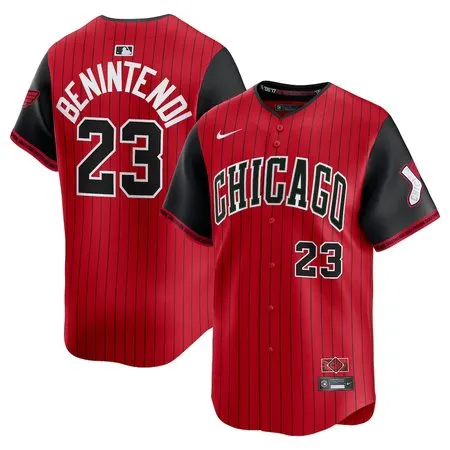 Youth Chicago White Sox #23 Andrew Benintendi  Red/Black 2025 City Connect Limited Player Jersey