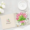 DIY Diamond Painting Greeting Card Special Shaped | flower