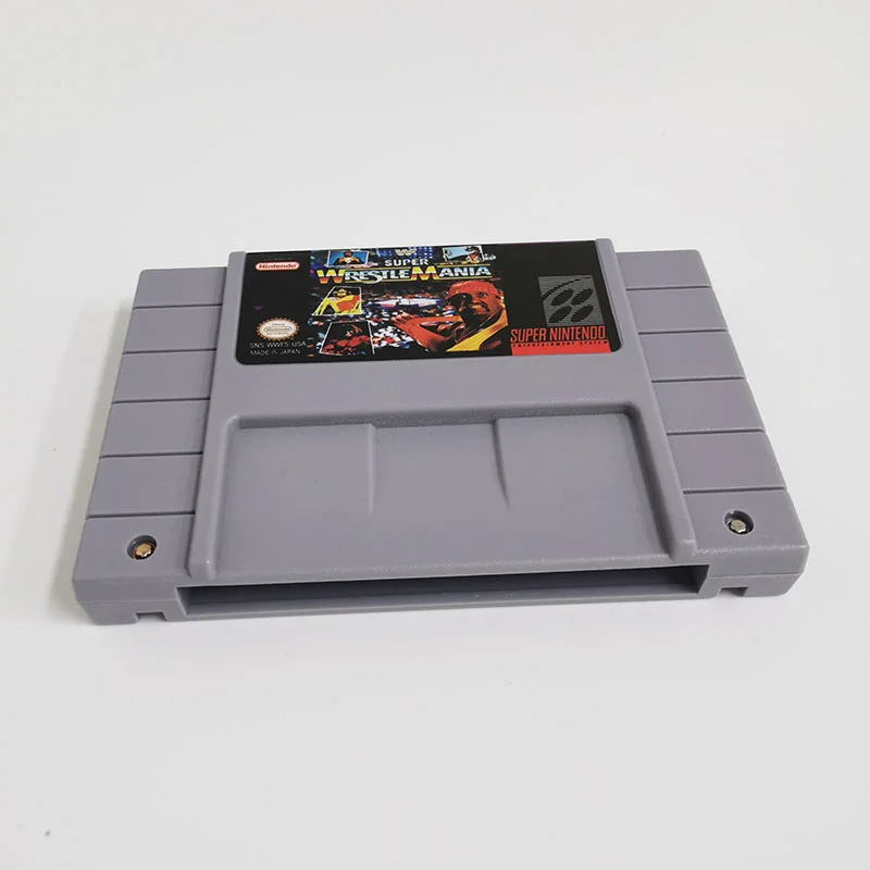WWF Super Wrestlemania SNES For Super Nintendo Entertainment System - 16 Bit US Version Game Cartridge