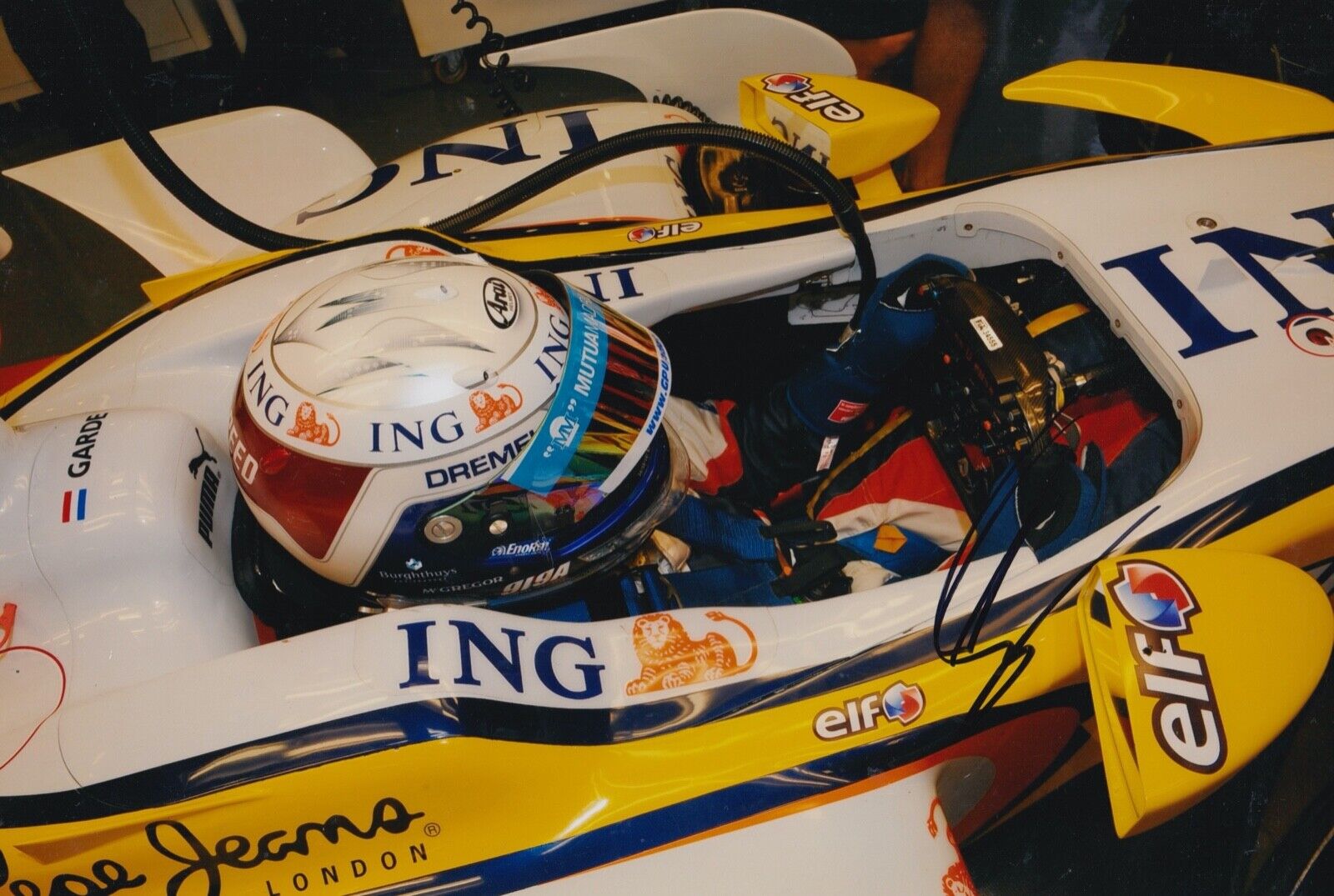 Giedo van der Garde Hand Signed 12x8 Photo Poster painting - Formula 1 Autograph - F1.