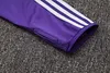 Joyfball 2025/2026 Real Madrid Half-Pull Training Suit Purple Retro Version Football Shirt 1:1 Thai Quality