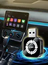 Wired To Wireless Carplay & Android Auto 4 In 1 Dongle USB Plug and Play BT/WiFi CarPlay Adapter