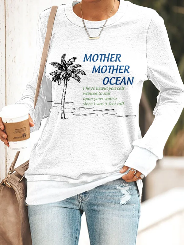 Mother Mother Ocean I Have Heard You Call Vintage Sweatshirt