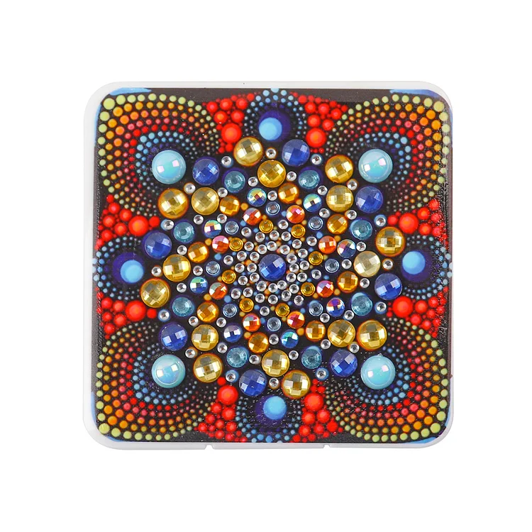 11*11cm Diamond Painting Craft Mask Storage Box Rhinestone DIY Decorative Mask Case