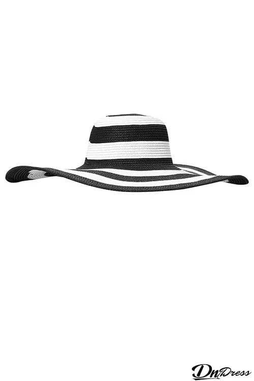 Stripe Straw Hat