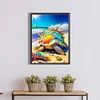 >SALE<5D DIY Full Round Drill Diamond Painting Kit Beach Turtle Decoration (sz4244)