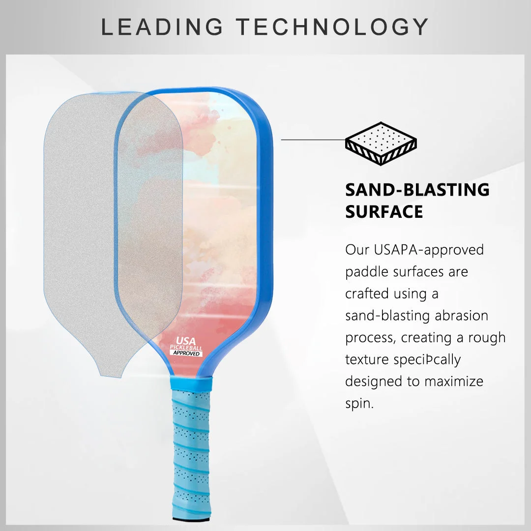 Original Paddle (16mm) T700 Sandblasted Carbon Fiber-Celestial Brush Paddle