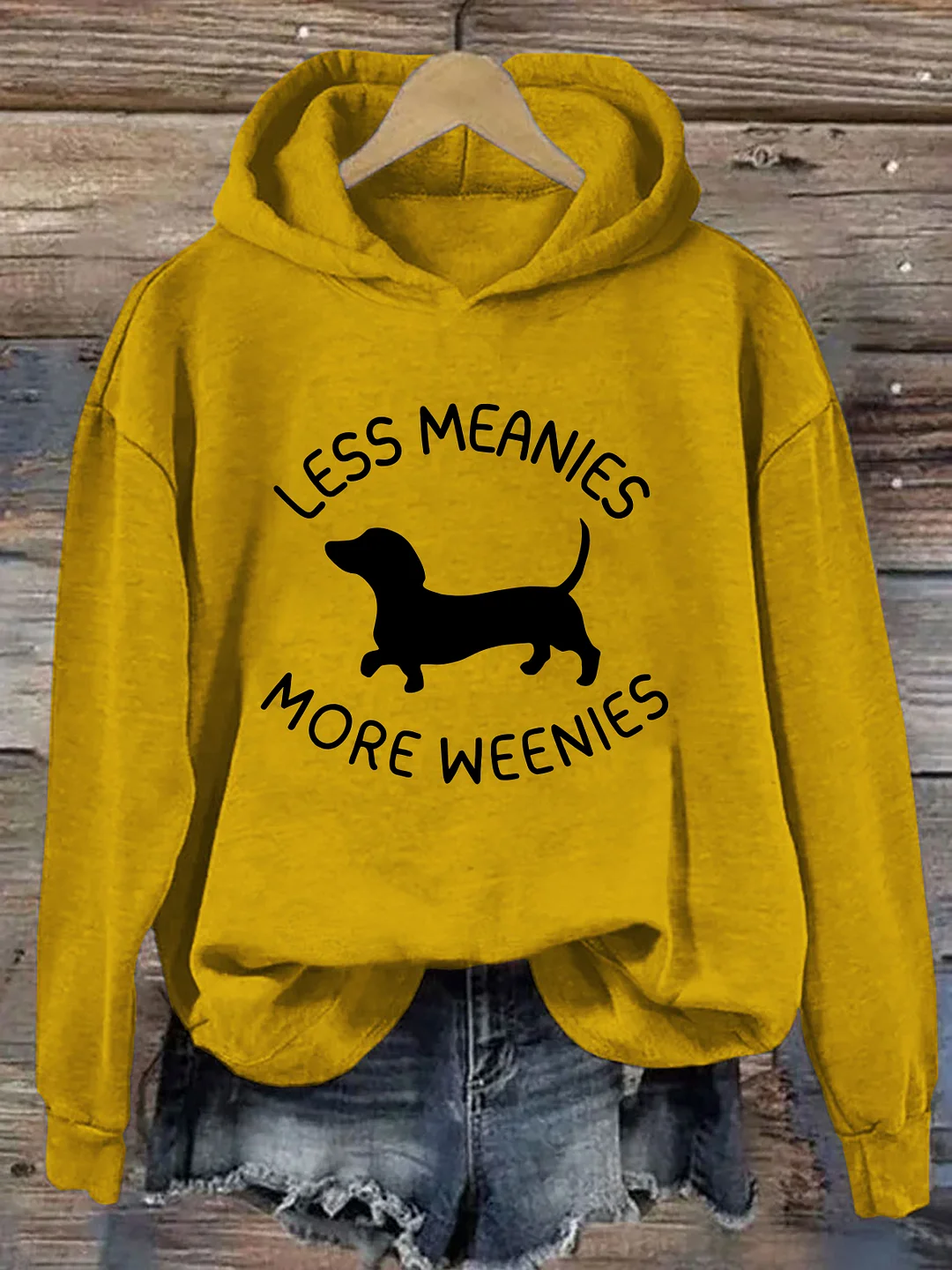 Less Meanies More Weenies Hoodie