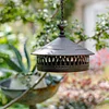 Camping Incense Burner - Portable Incense Burner | Windproof Iron Fly Incense Burner with Hanging Lid for Outdoor Garden