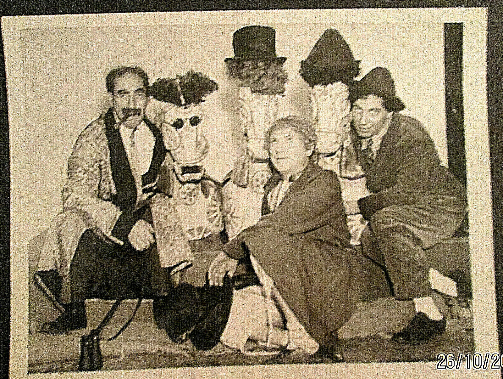 MARX BROTHERS: (ORIGINAL VINTAGE Photo Poster painting) GREAT IMAGE OF THIS COMEDY TEAM