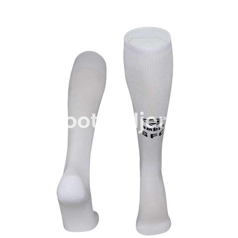 Santos 25-26 Home Socks - White