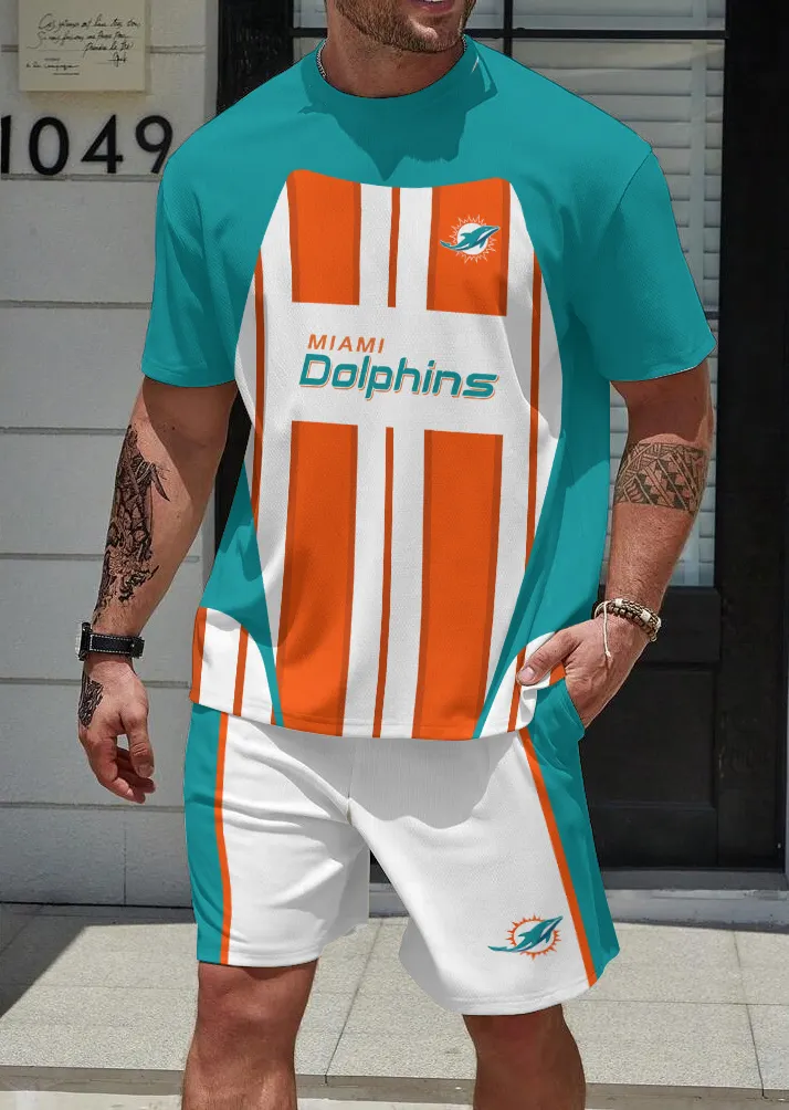 Miami Dolphins  Limited Edition Top And Shorts Two-Piece Suits