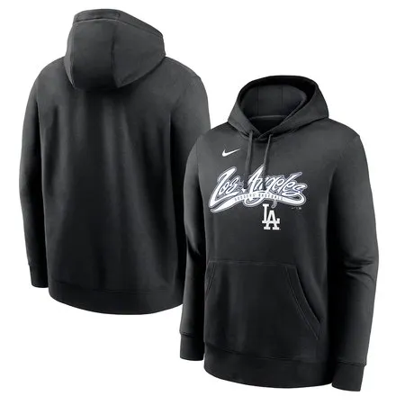 Men's Los Angeles Dodgers 2024 World Series Champions Black Hoodie E9QY