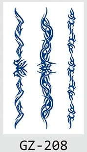 Temporary Tattoos Stickers Geometry Flower Snake Scorpion Juice Ink Lasting Waterproof Arm Chest Waist Hip Realistic Fake Tatoo