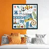 Summer-14CT Stamped Cross Stitch Kit(26x27cm)