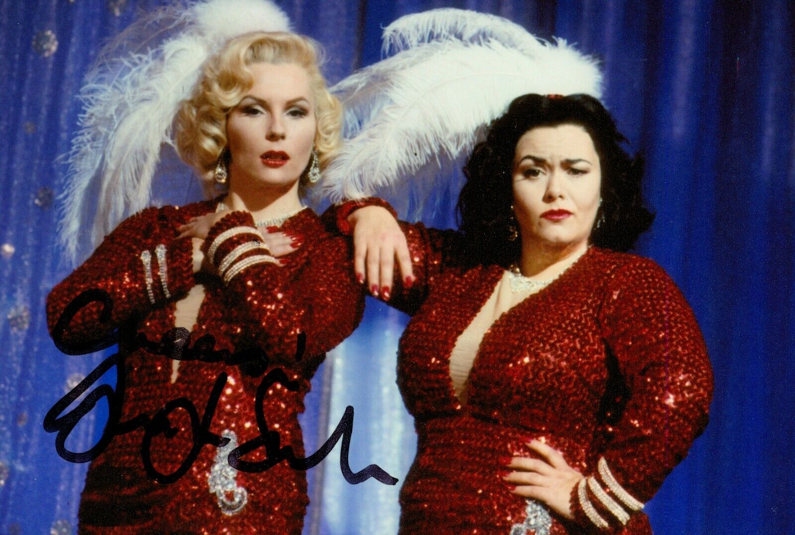 Jennifer Saunders Signed 6x4 Photo Poster painting Edina Absolutely Fabulous Autograph + COA