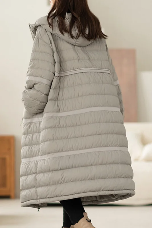 Women's Winter Thickened Long Section Down White Jackets main image 0