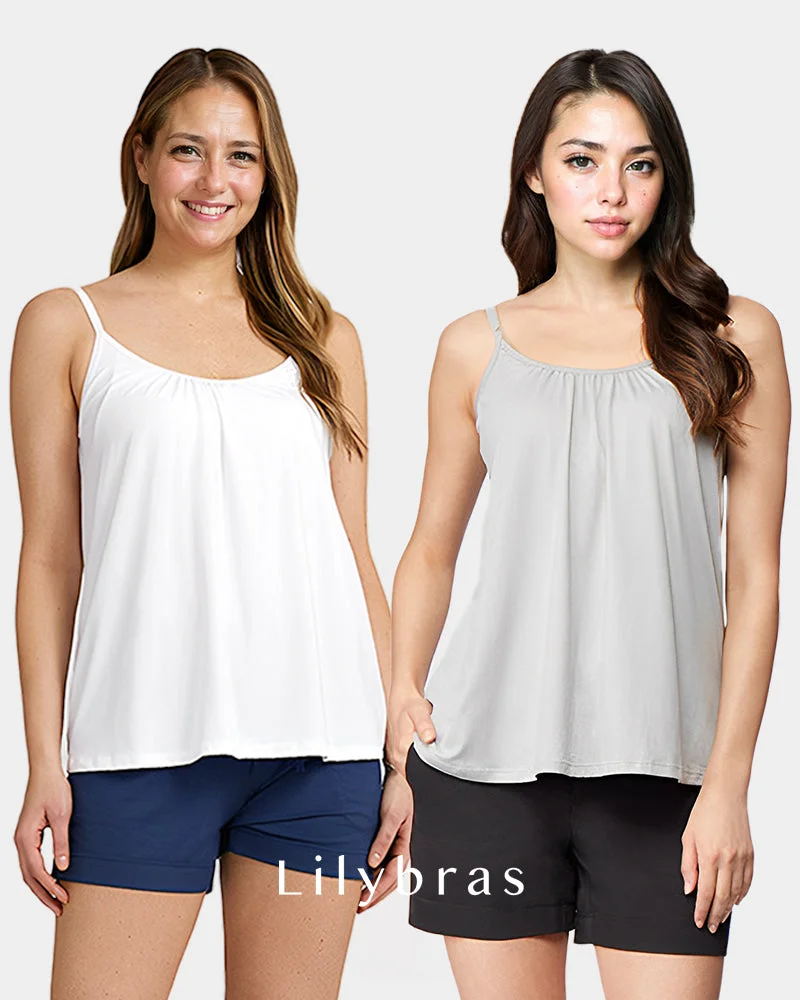 Lily®Women’s Fly Free Cooling Cami with Built-in Bra