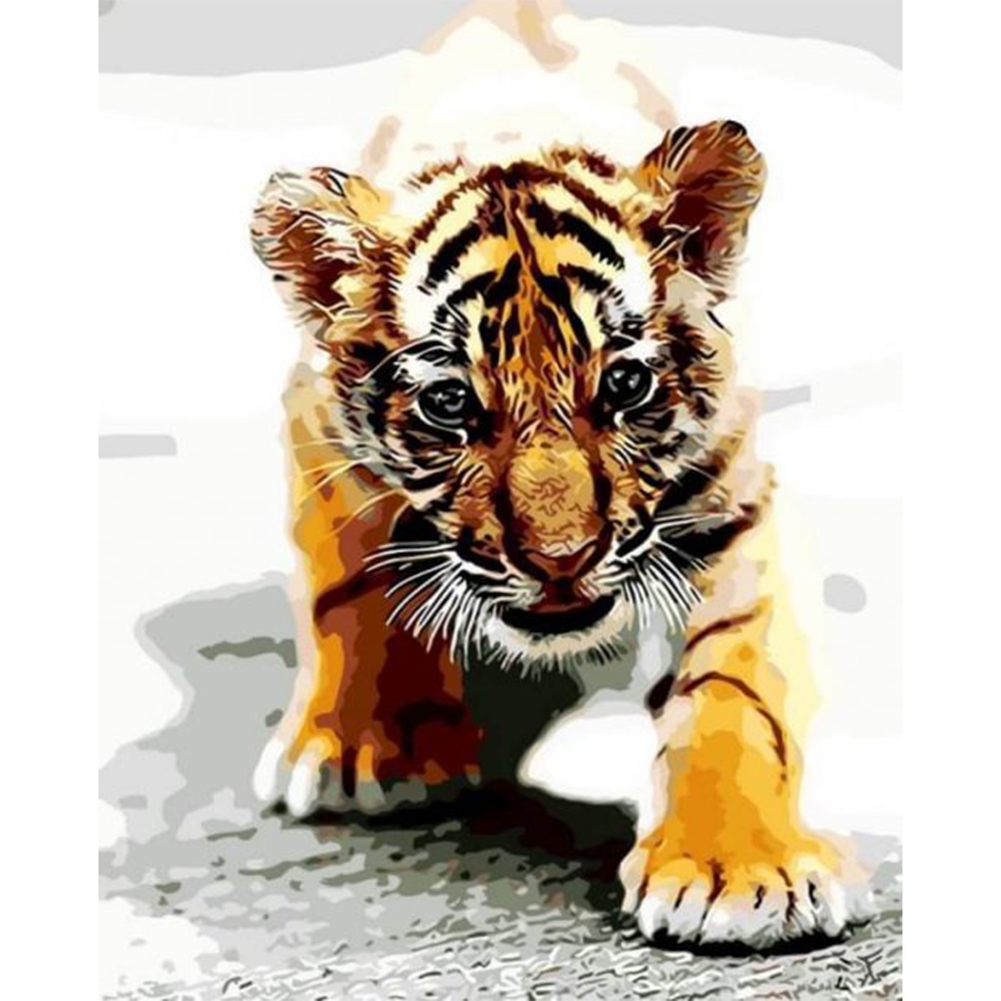 

40*50cm - Painting By Numbers - Tiger, 501 Original