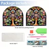 Diamond Painting Acrylic Life Tree Paper Towel Storage Rack Decor