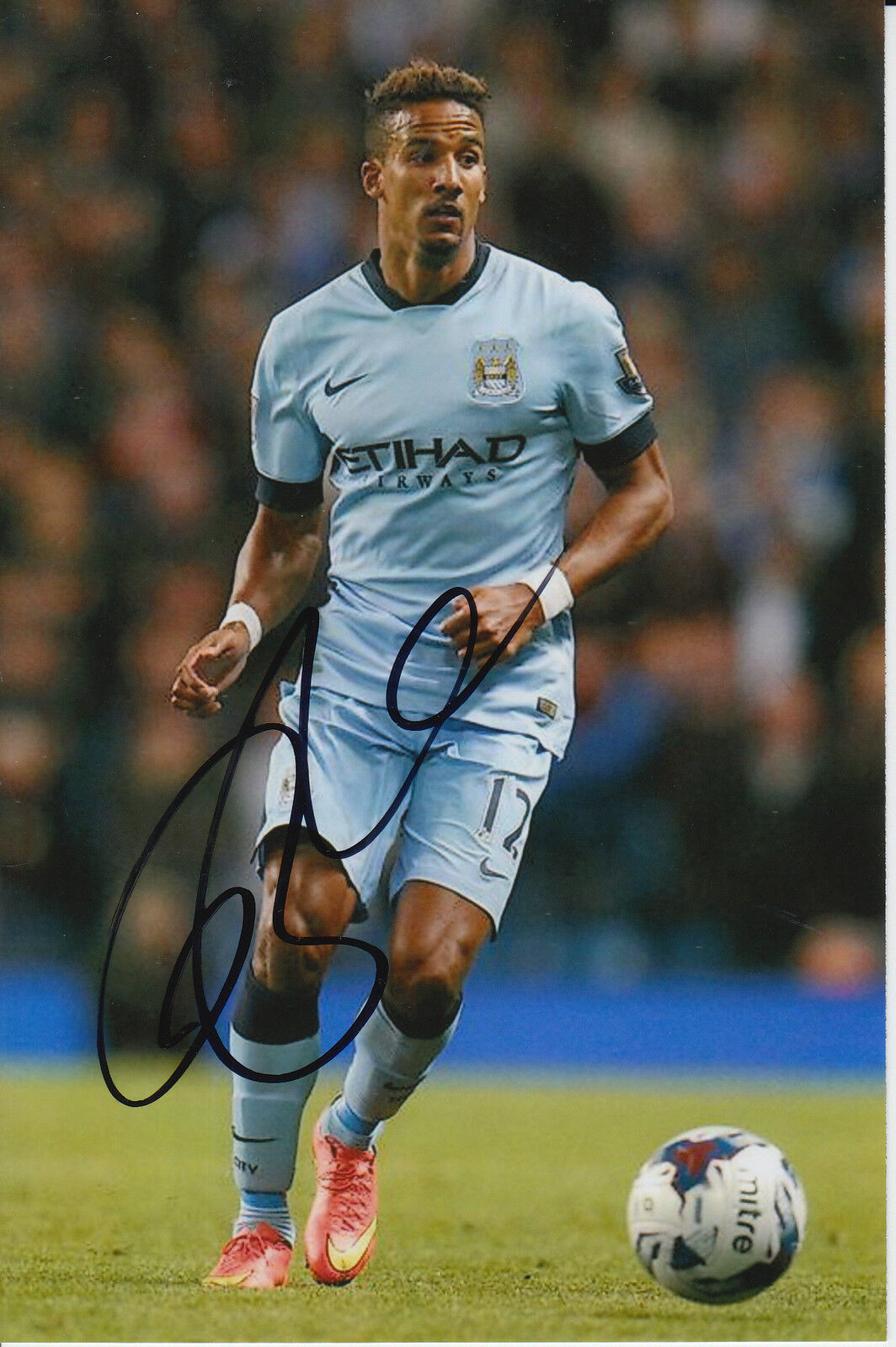 MANCHESTER CITY HAND SIGNED SCOTT SINCLAIR 6X4 Photo Poster painting.