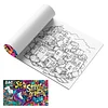 3PCS Graffiti Coloring Book Set Mindfulness Art Books for Adults 