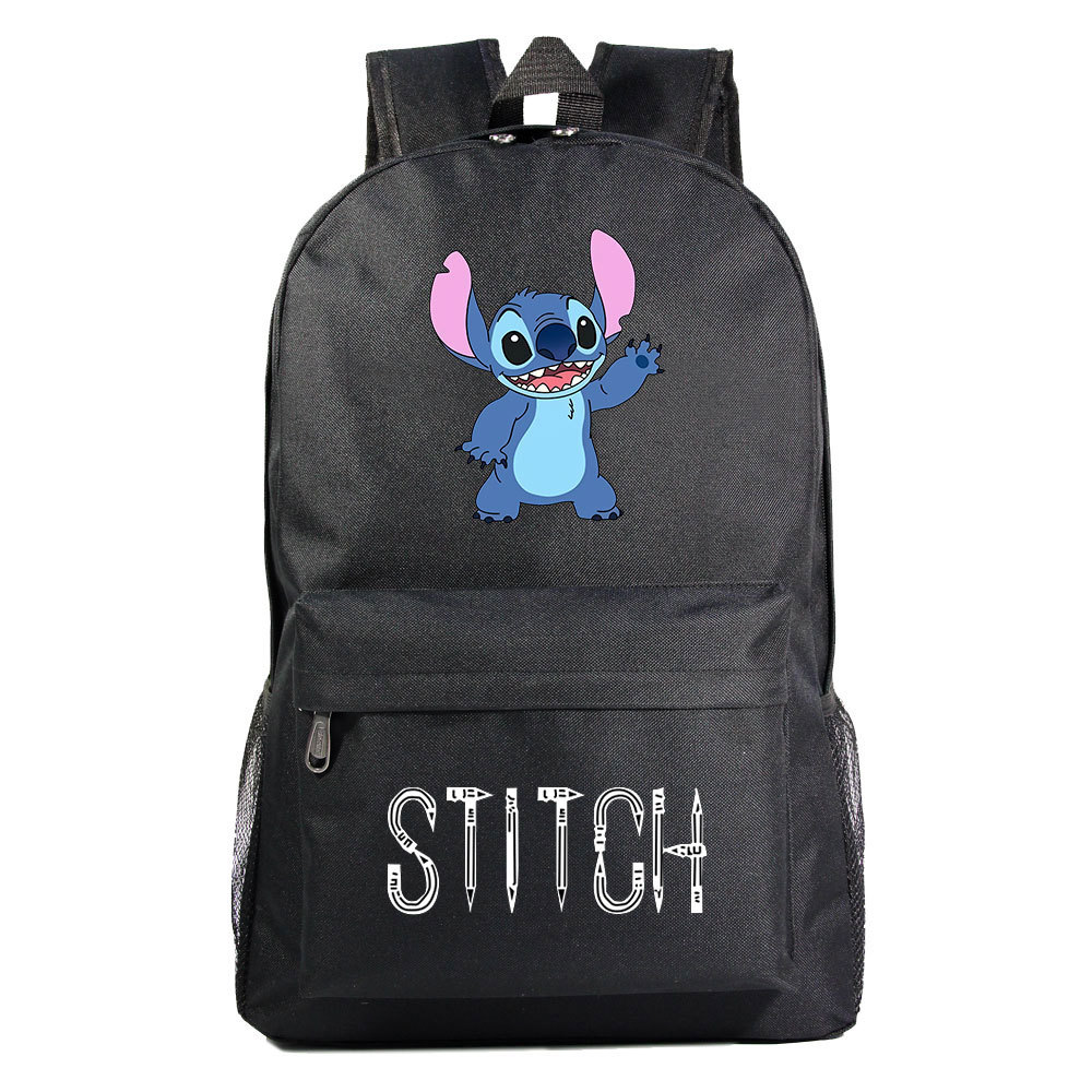 Lilo & Stitch Waterproof Backpack with Double Mesh Pockets - Fits 15-Inch Laptop-Mayoulove