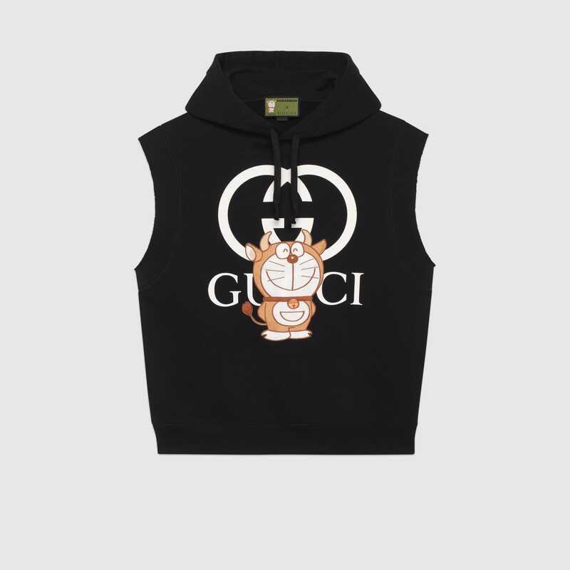 ドラえもん X Gucci オンライン限定 スリーブレス スウェットシャツ