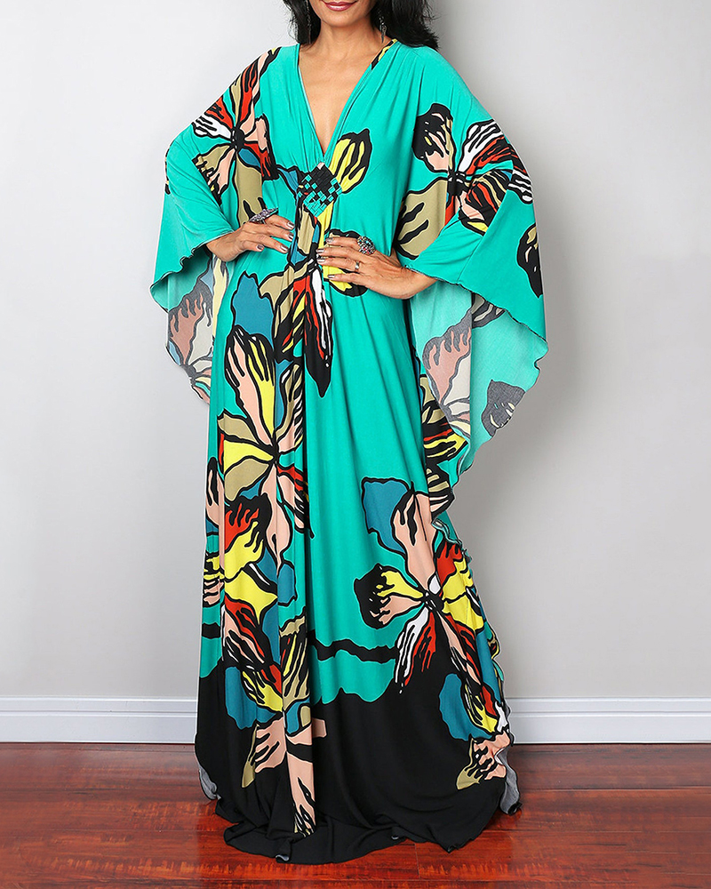 Printed Loose Beach Robe