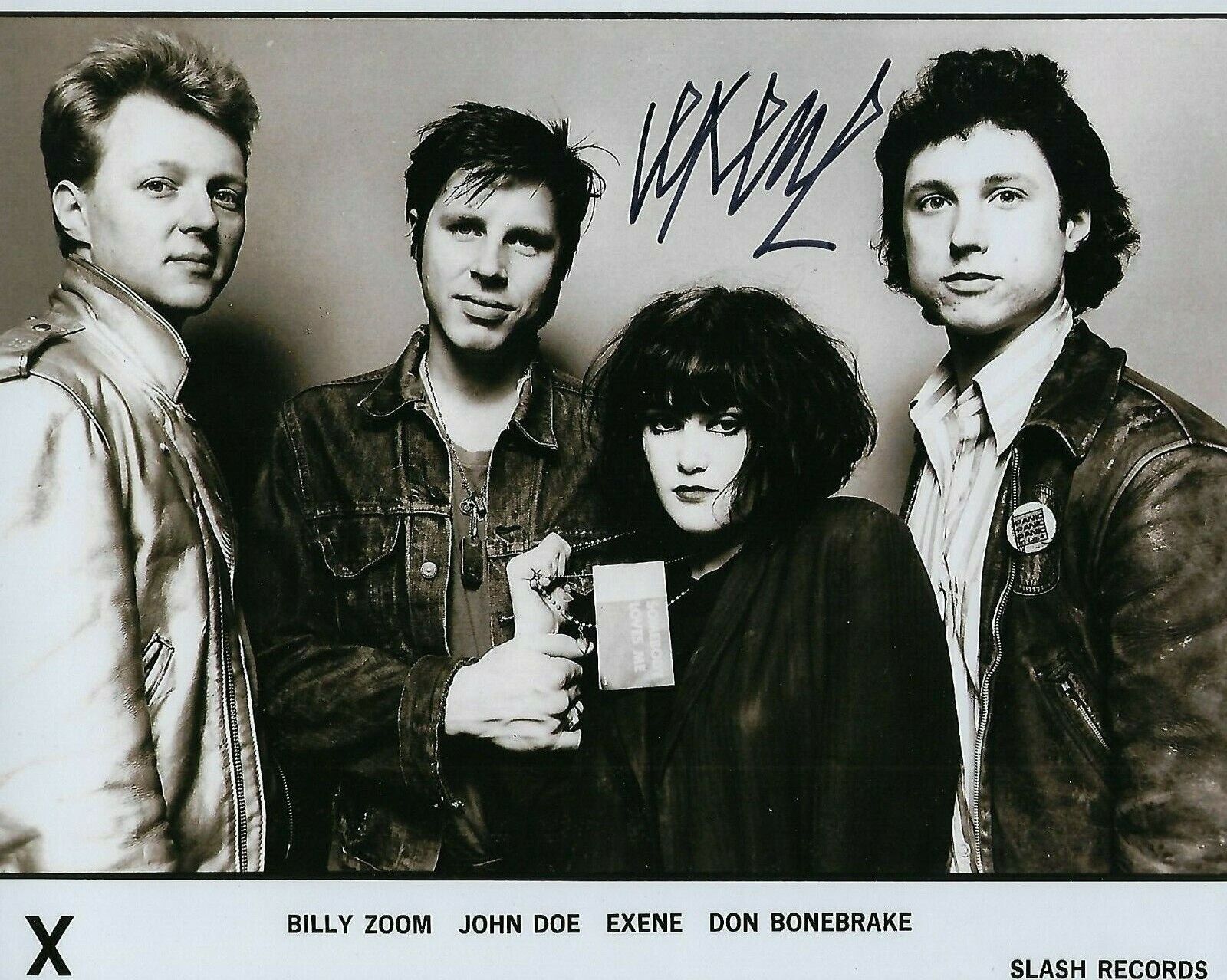 GFA We're Desperate - Band X * EXENE CERVENKA * Signed 8x10 Photo Poster painting E4 COA