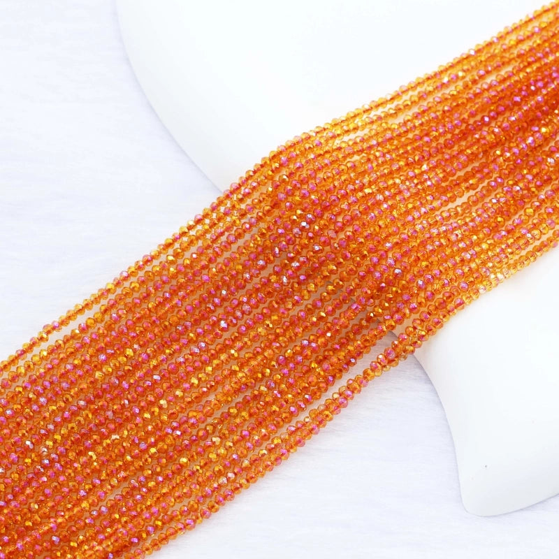 5 Pieces Per Pack Beaded Artificial Crystal Glass Geometric Beads