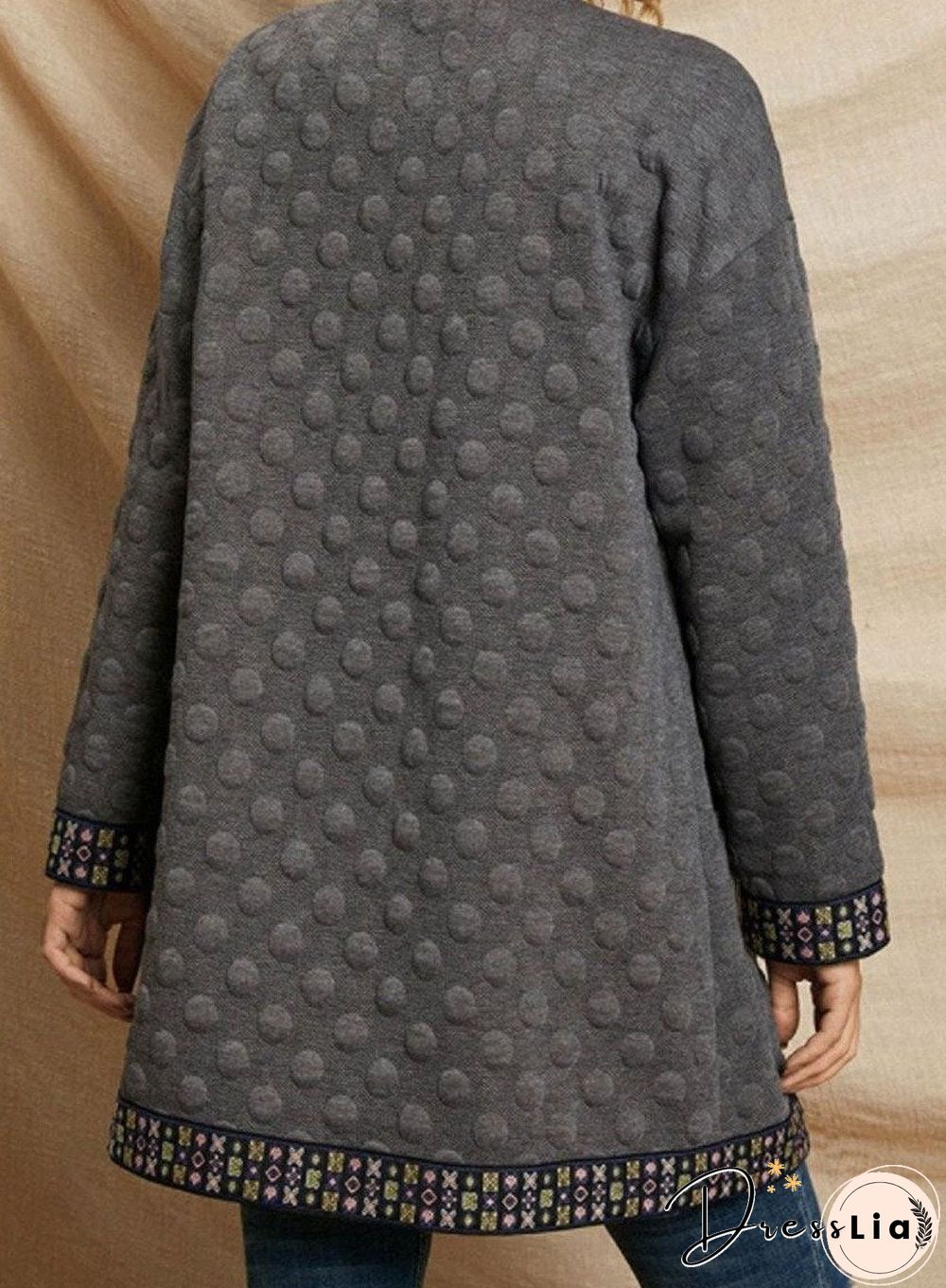 Lace Woven Loose Casual Cardigan Jacket