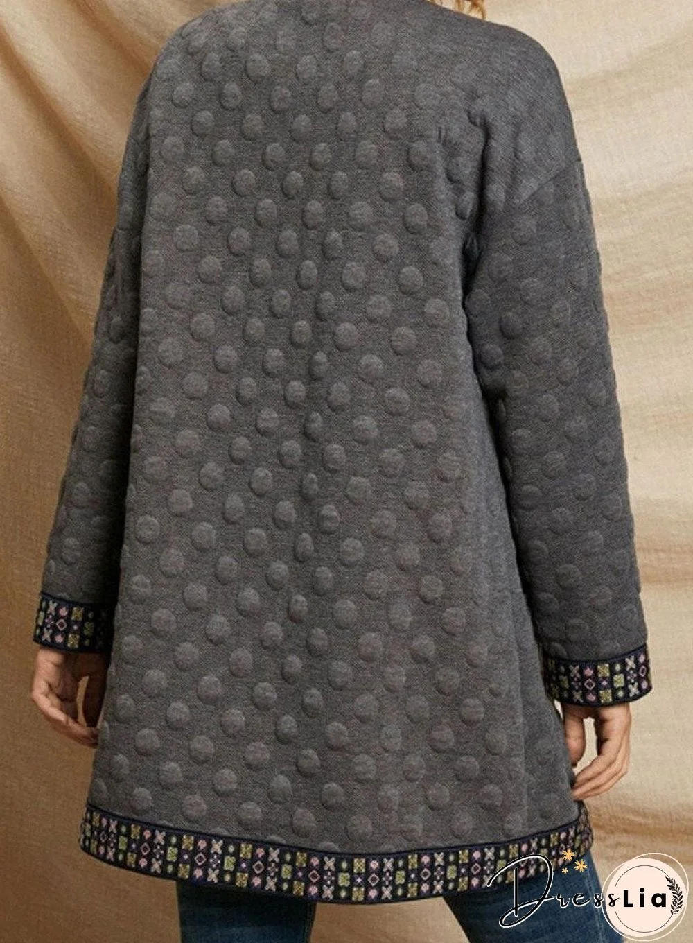 Lace Woven Loose Casual Cardigan Jacket