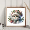 (Stamped/Counted) Cat-18CT Cross Stitch 30*30cm/11.81*11.81in