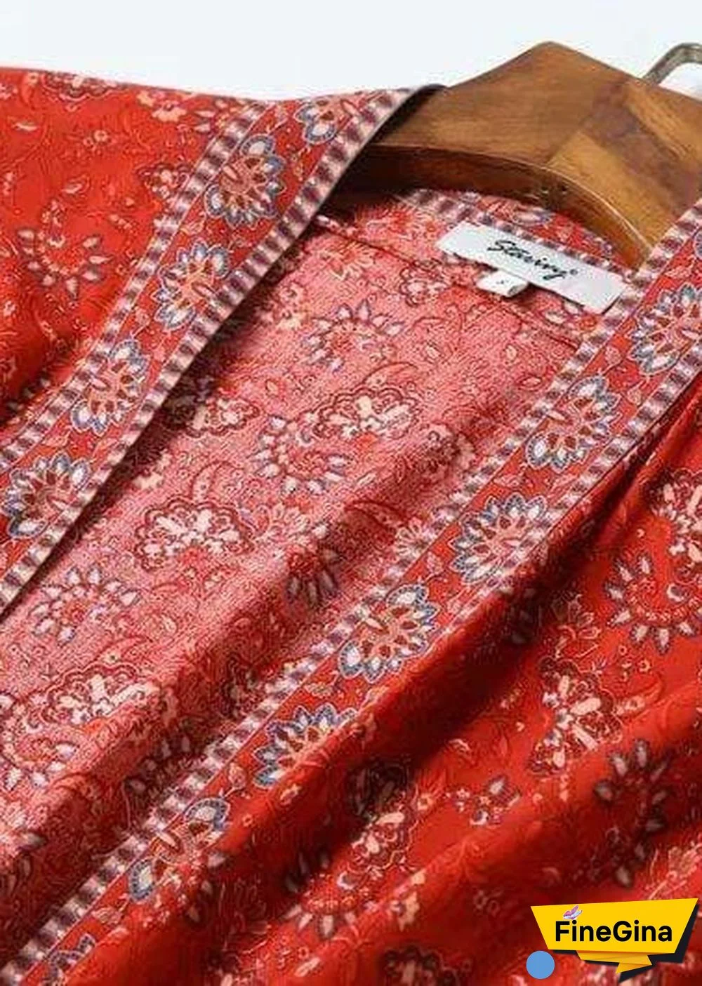 Women's Chic Sienna Boho Kimono - Red Dress