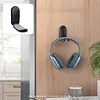 Headphone Stand Under Desk Magnetic Foldable Adhesive Headphone Holder Hook Mount for Computer/Gaming Headsets Headphones