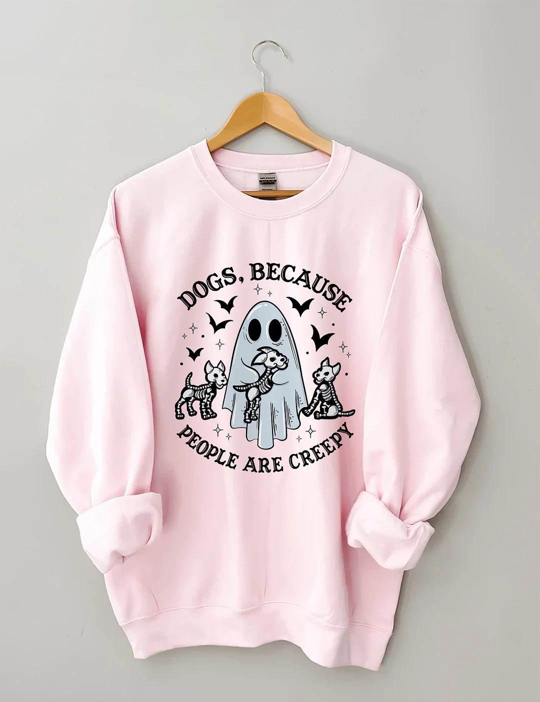 Dogs Because People Are Creepy Sweatshirt