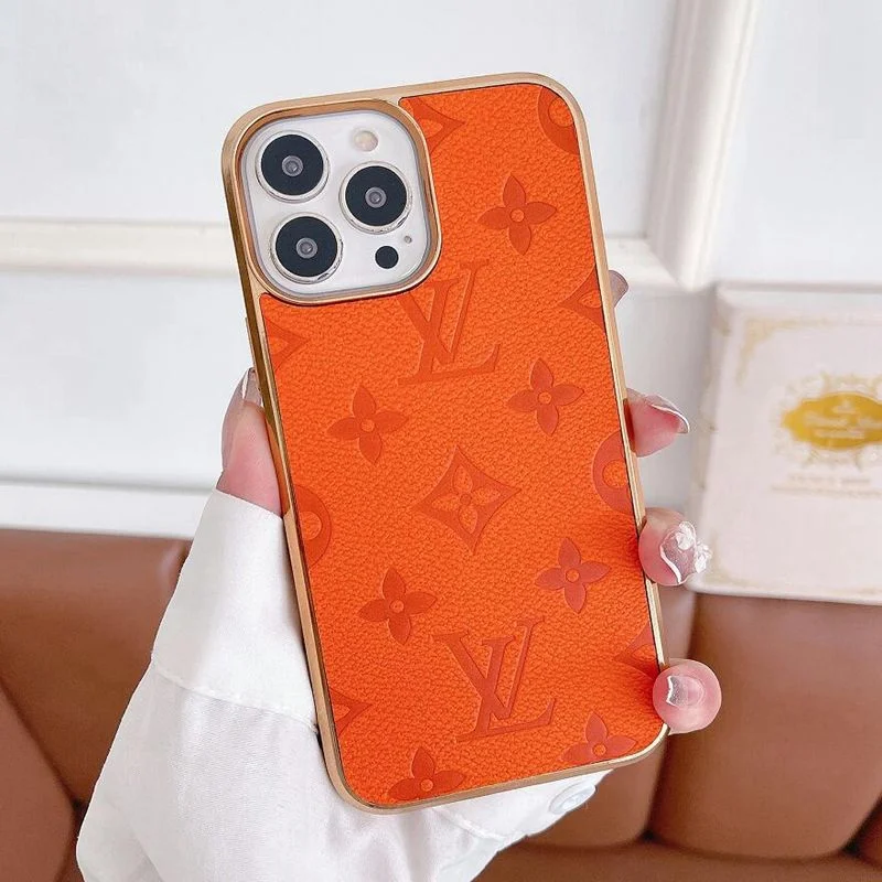 Colorful Electroplating Print Leather Case
