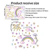 Magical Unicorn Rainbow Stars Window Static Sticker Home Decor