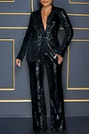 Women&lsquo;s Slim Glamorous Sequin Blazer & Pants Set