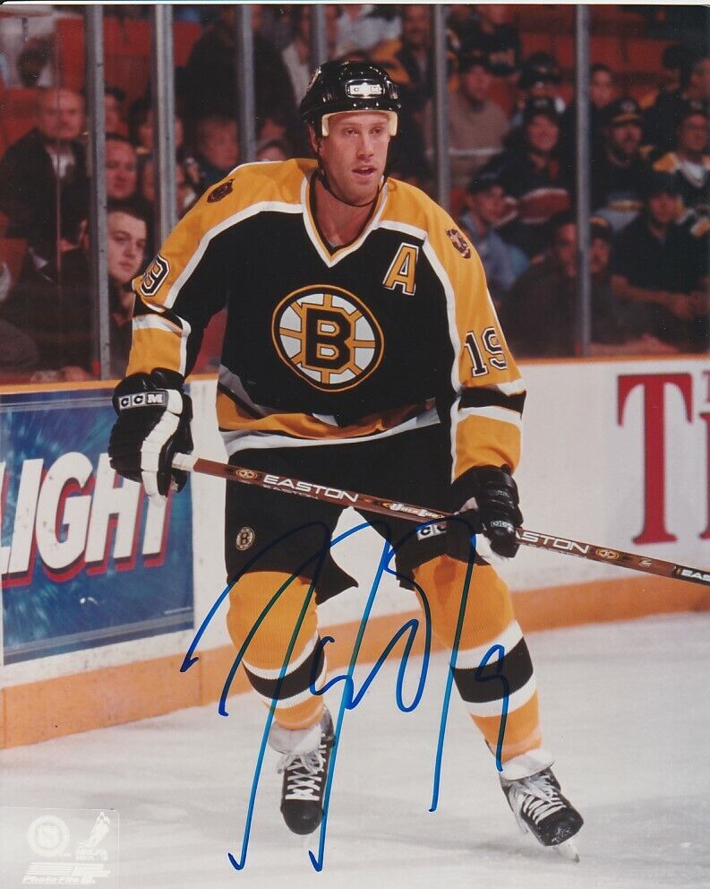 JOE THORNTON SIGNED BOSTON BRUINS 8x10 Photo Poster painting #2 Autograph