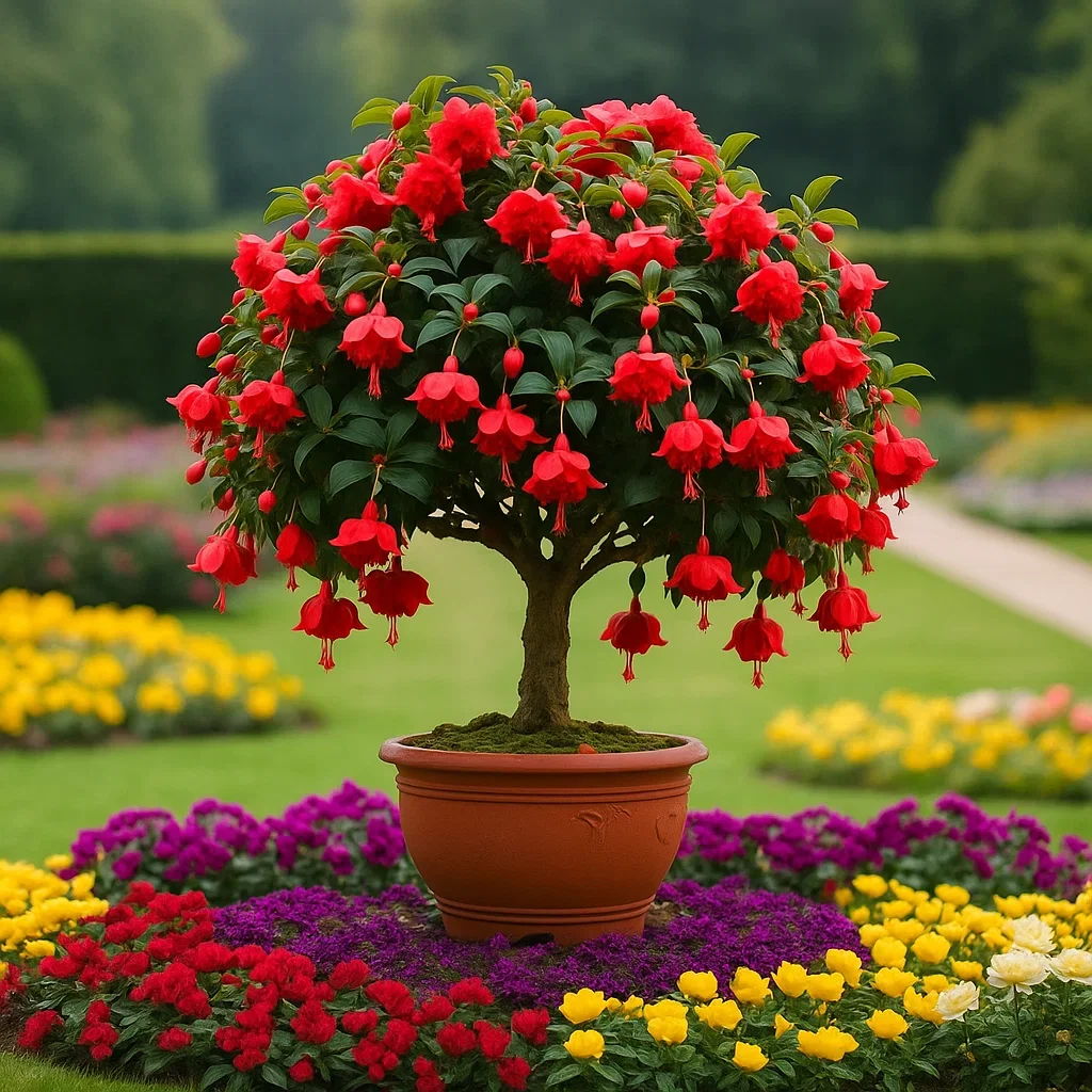 Ruby-🔔Double Fuchsia Bulbs
