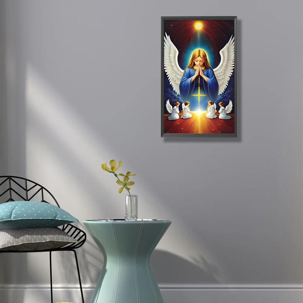 Full Round Diamond Painting 30*50cm - Angel Prayer