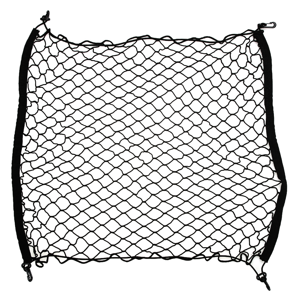 

Car Trunk Rear Cargo Organizer Storage Elastic Mesh Net Holder 4 Hooks, 501 Original