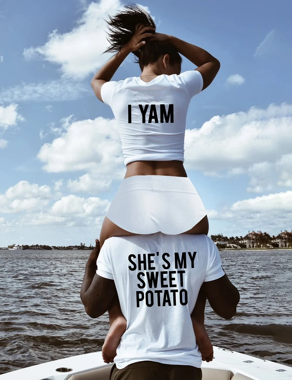 Lizzic She's My Sweet Potato I Yam White Tee