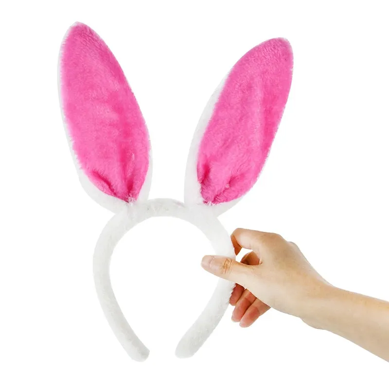 Easter Cute Rabbit Hairband Rabbit Ear Headband Adult Children Girls Cosplay Dress Costume Bunny Ear Hair Accessories Kids Gift