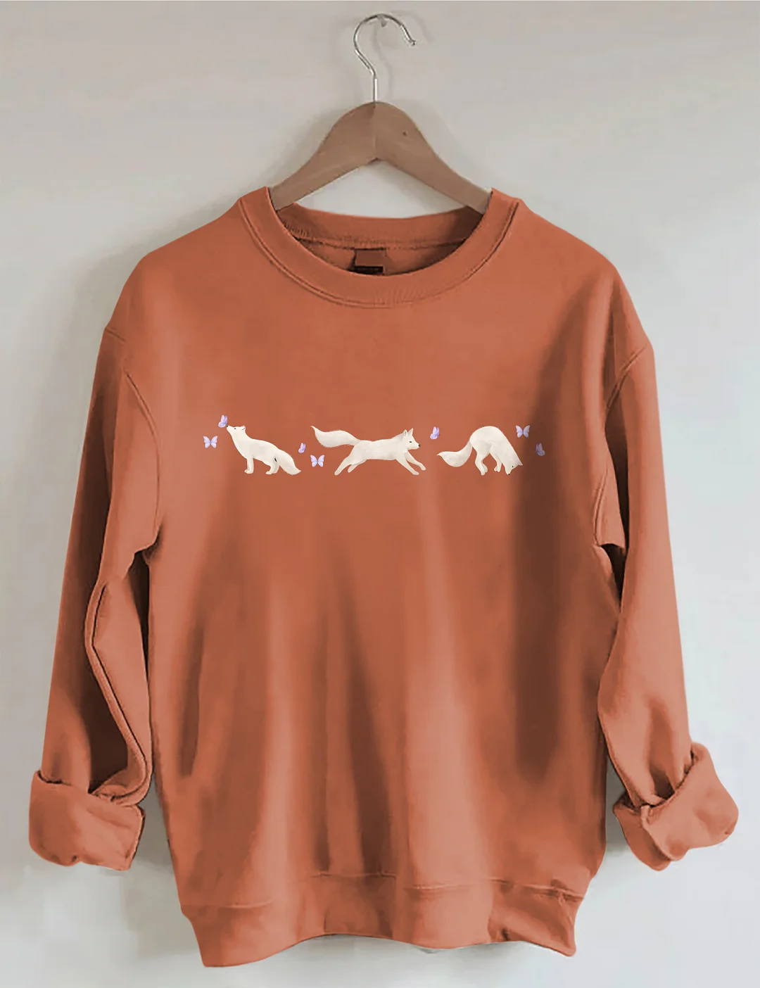 Foxes And Butterflies Sweatshirt