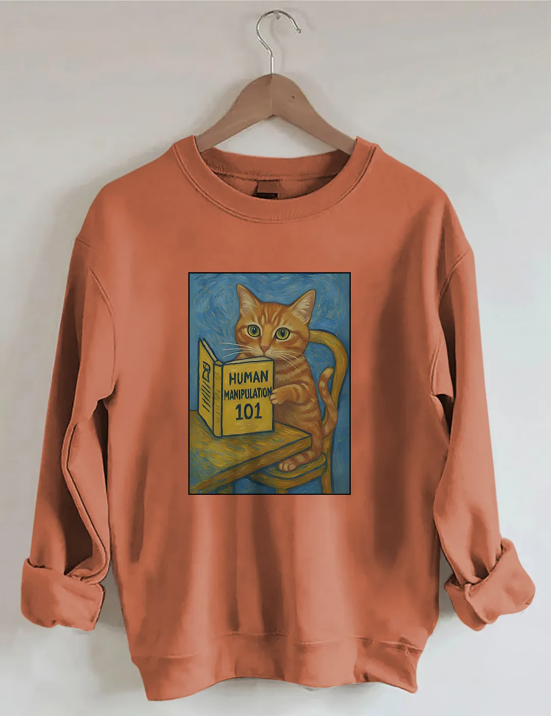 Funny Cat Human Manipulation Sweatshirt