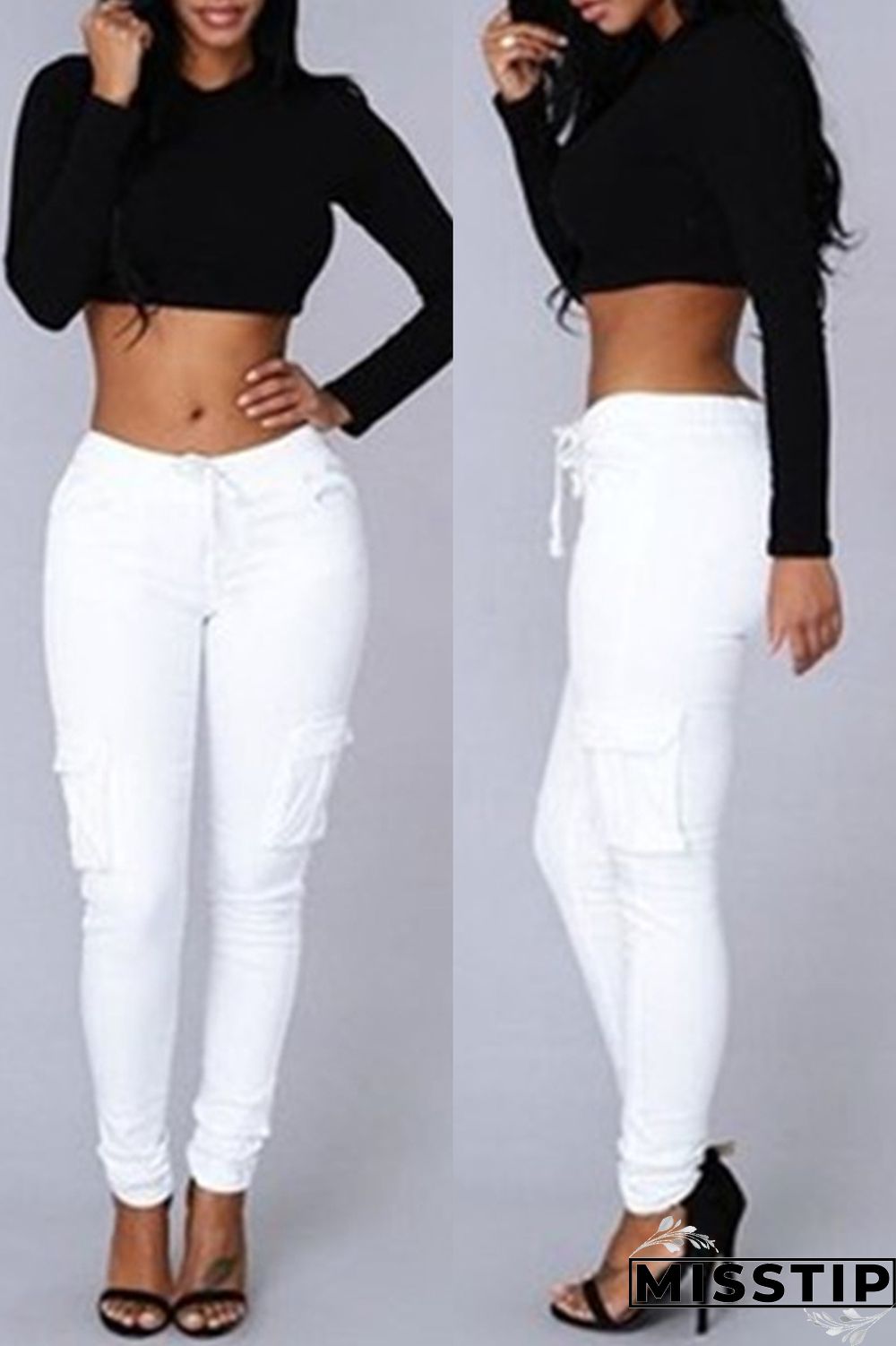 Light Coffee Fashion Casual Solid Basic Regular Mid Waist Trousers
