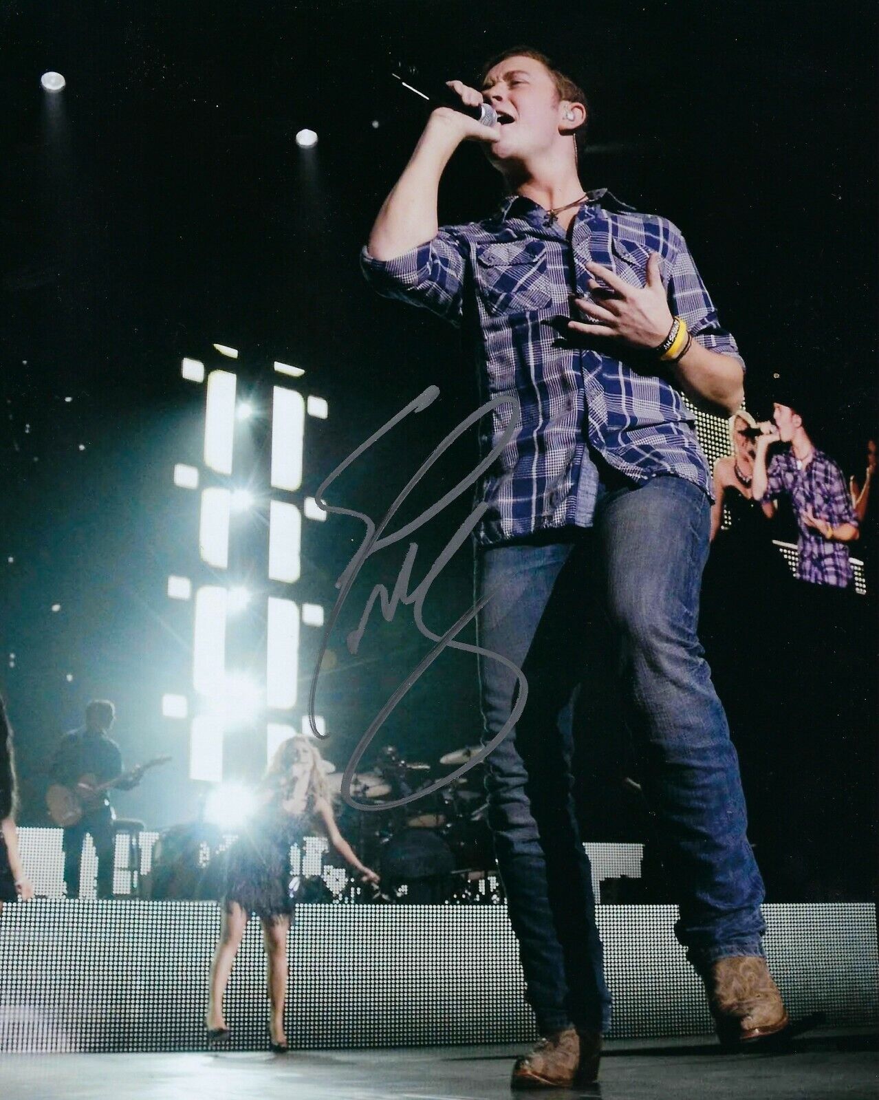 GFA This is It Country Star * SCOTTY McCREERY * Signed 8x10 Photo Poster painting PROOF COA